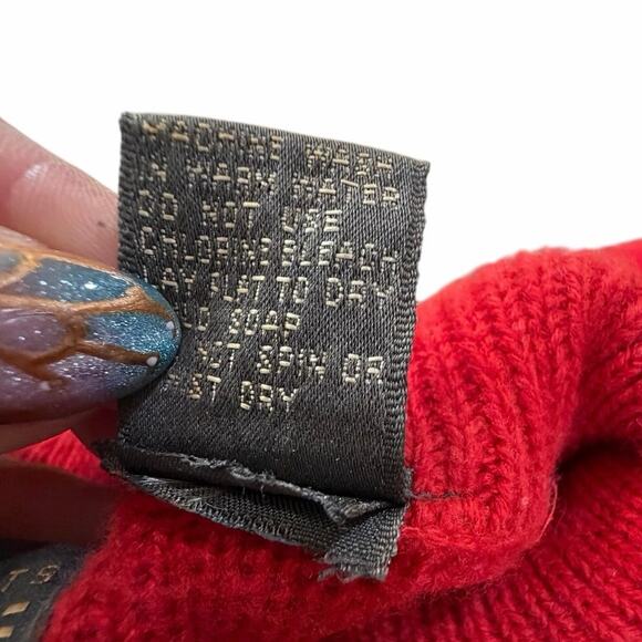 VTG Gitano Knit Plaid Scottie Dog Pullover Sweater Grandma Core SZ Small Medium - Picture 14 of 15